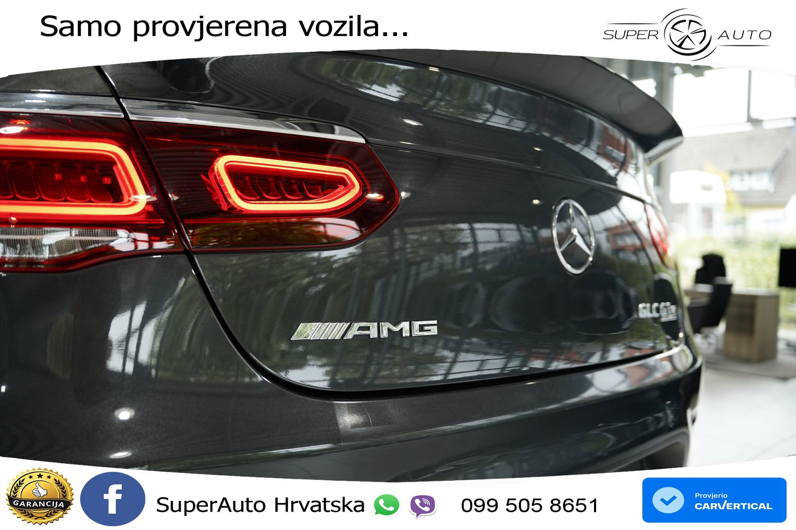 Mercedes GLC Coupe AMG 63 S V8 (510 KS) 4MATIC+ MCT LED+GR SJED+ACC