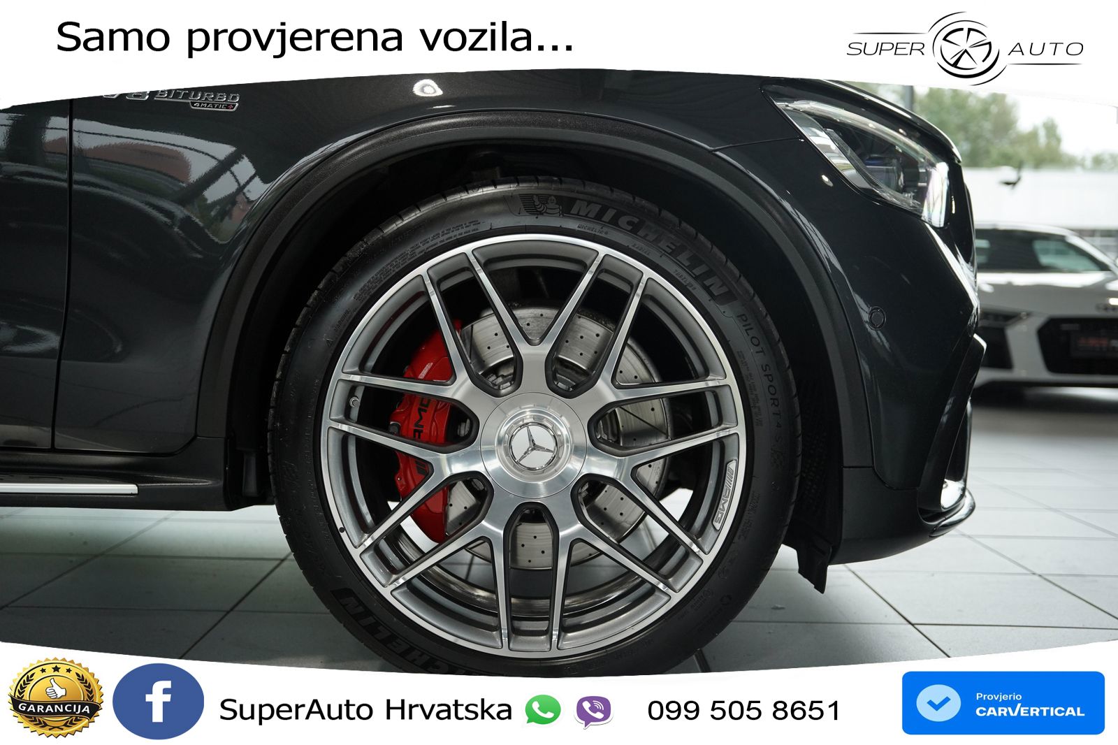 Mercedes GLC Coupe AMG 63 S V8 (510 KS) 4MATIC+ MCT LED+GR SJED+ACC