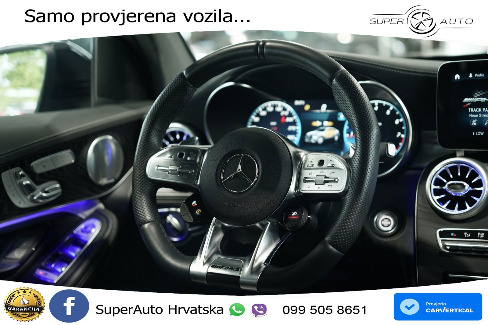 Mercedes GLC Coupe AMG 63 S V8 (510 KS) 4MATIC+ MCT LED+GR SJED+ACC