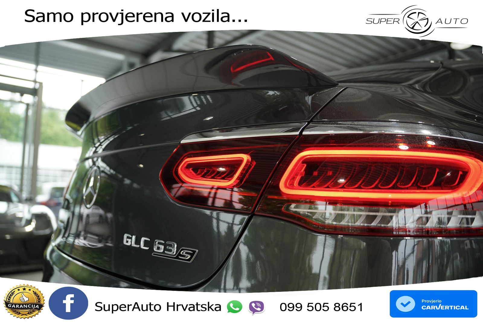 Mercedes GLC Coupe AMG 63 S V8 (510 KS) 4MATIC+ MCT LED+GR SJED+ACC
