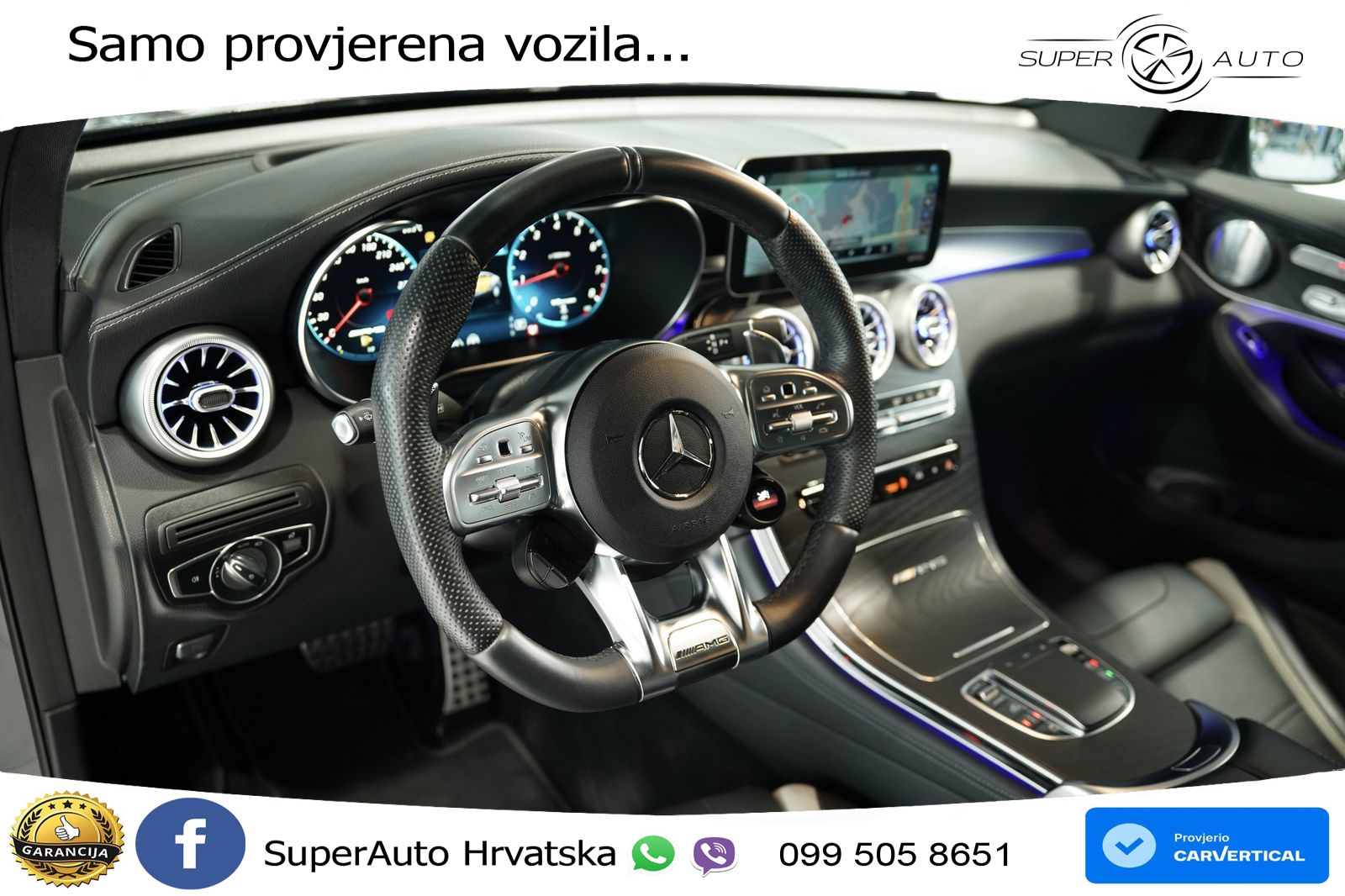 Mercedes GLC Coupe AMG 63 S V8 (510 KS) 4MATIC+ MCT LED+GR SJED+ACC
