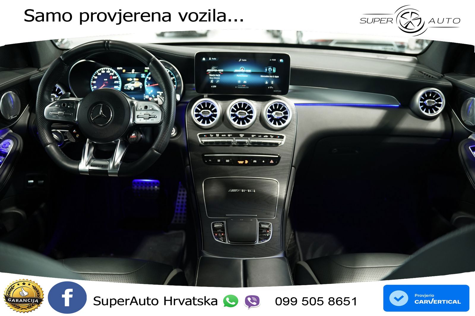 Mercedes GLC Coupe AMG 63 S V8 (510 KS) 4MATIC+ MCT LED+GR SJED+ACC
