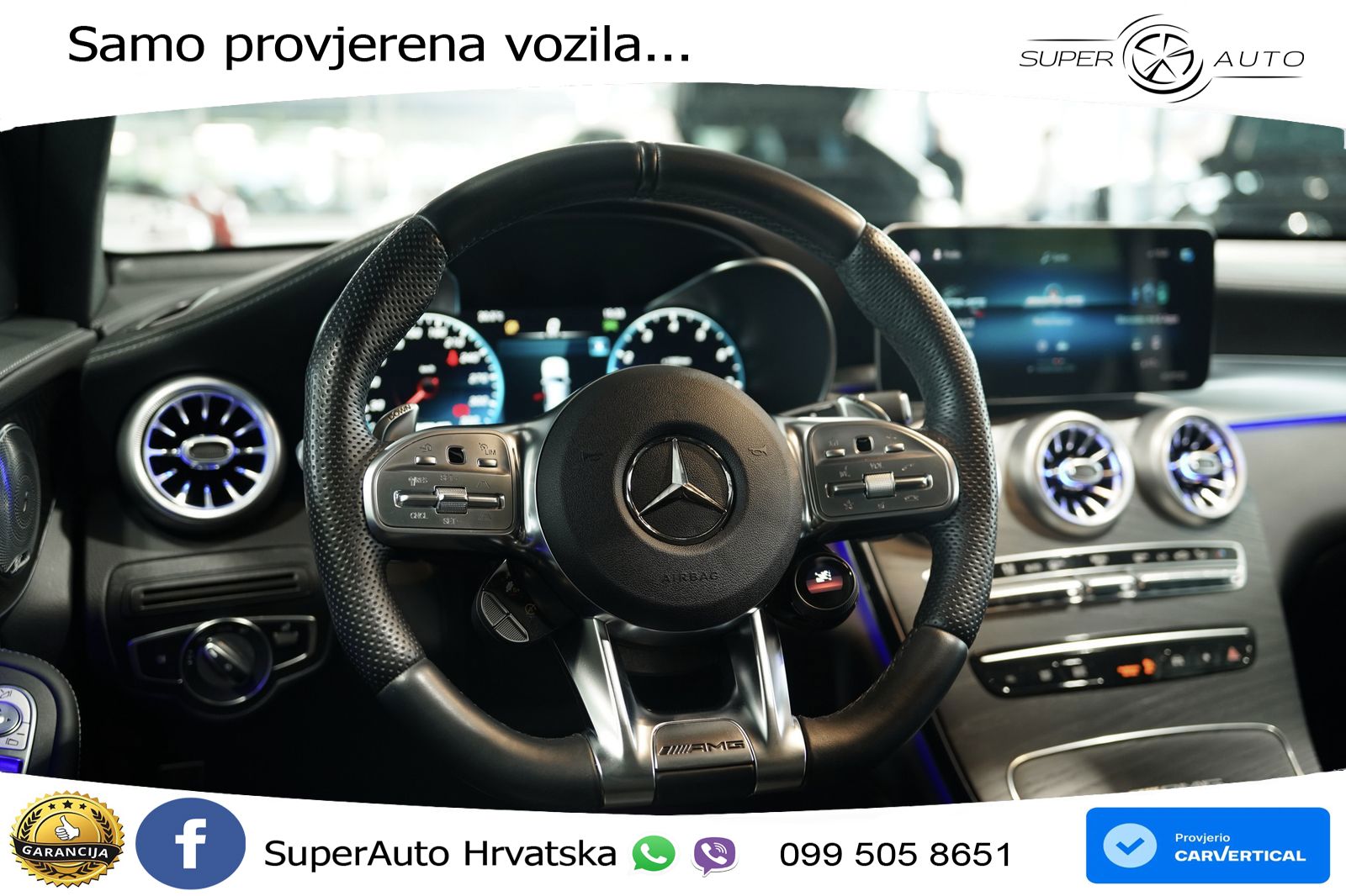 Mercedes GLC Coupe AMG 63 S V8 (510 KS) 4MATIC+ MCT LED+GR SJED+ACC