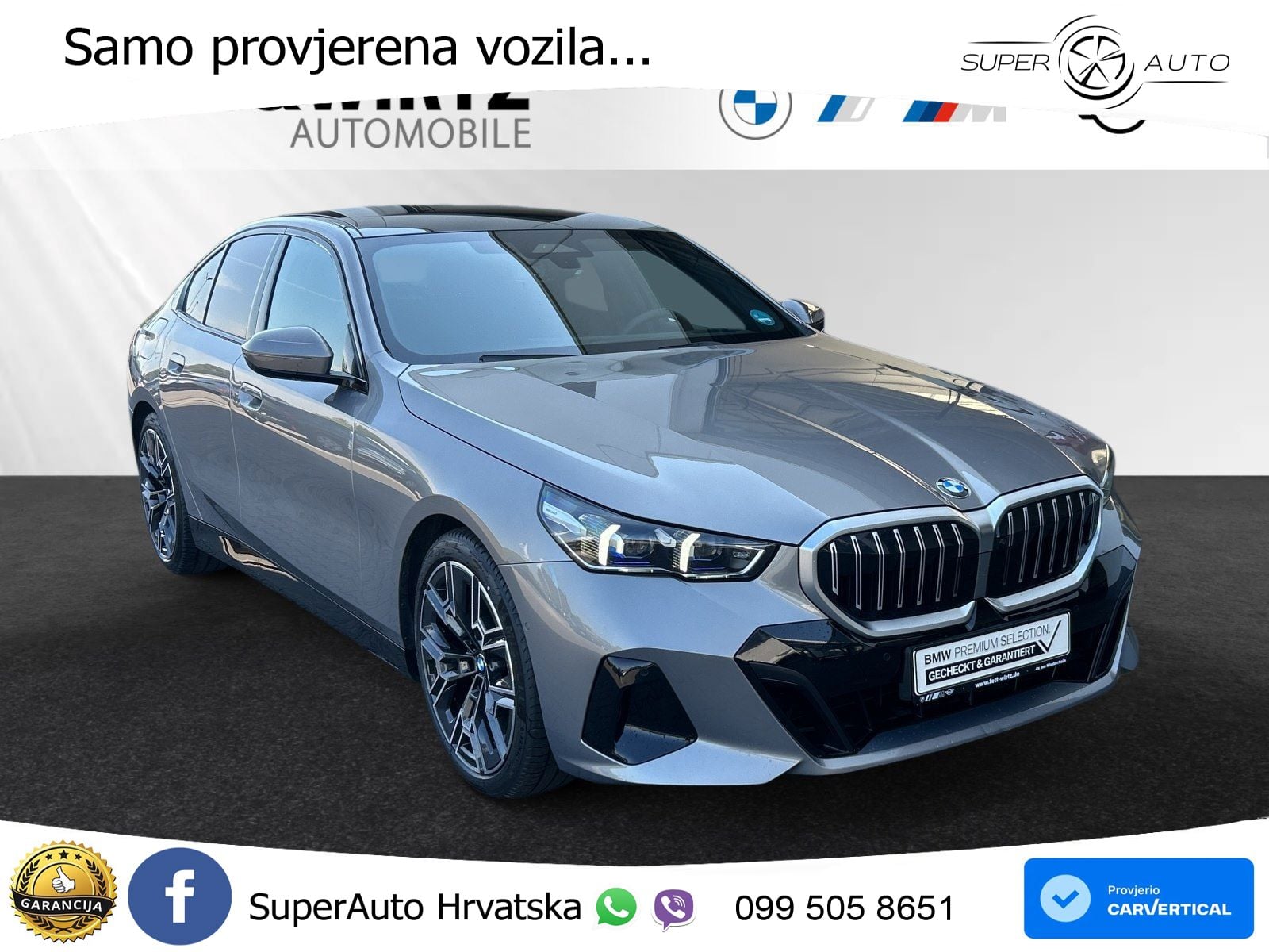 BMW 520d (197 KS) Steptronic M Sport LED+GR SJED+ACC