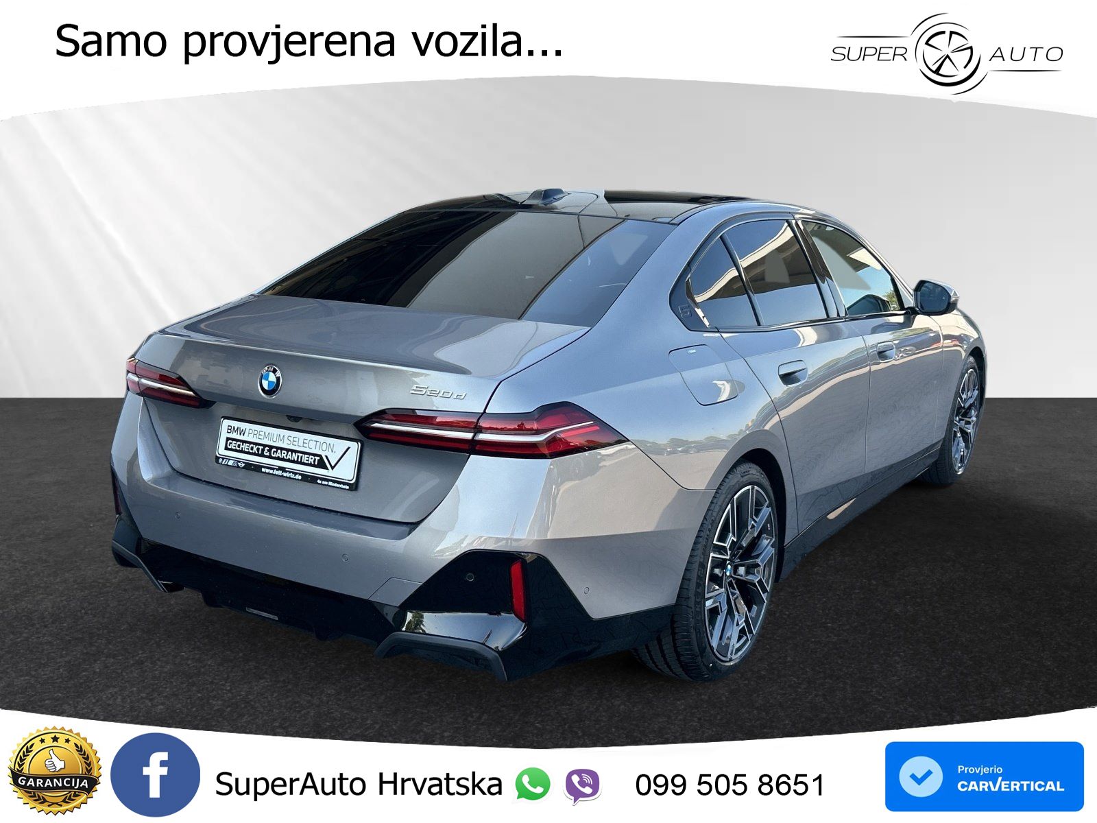 BMW 520d (197 KS) Steptronic M Sport LED+GR SJED+ACC