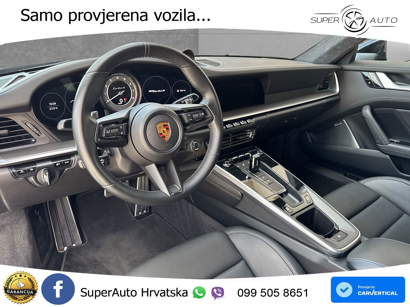 Porsche 911 Turbo S 3.8 (650 KS) PDK ZRAČNI+ACC+GR SJED+360