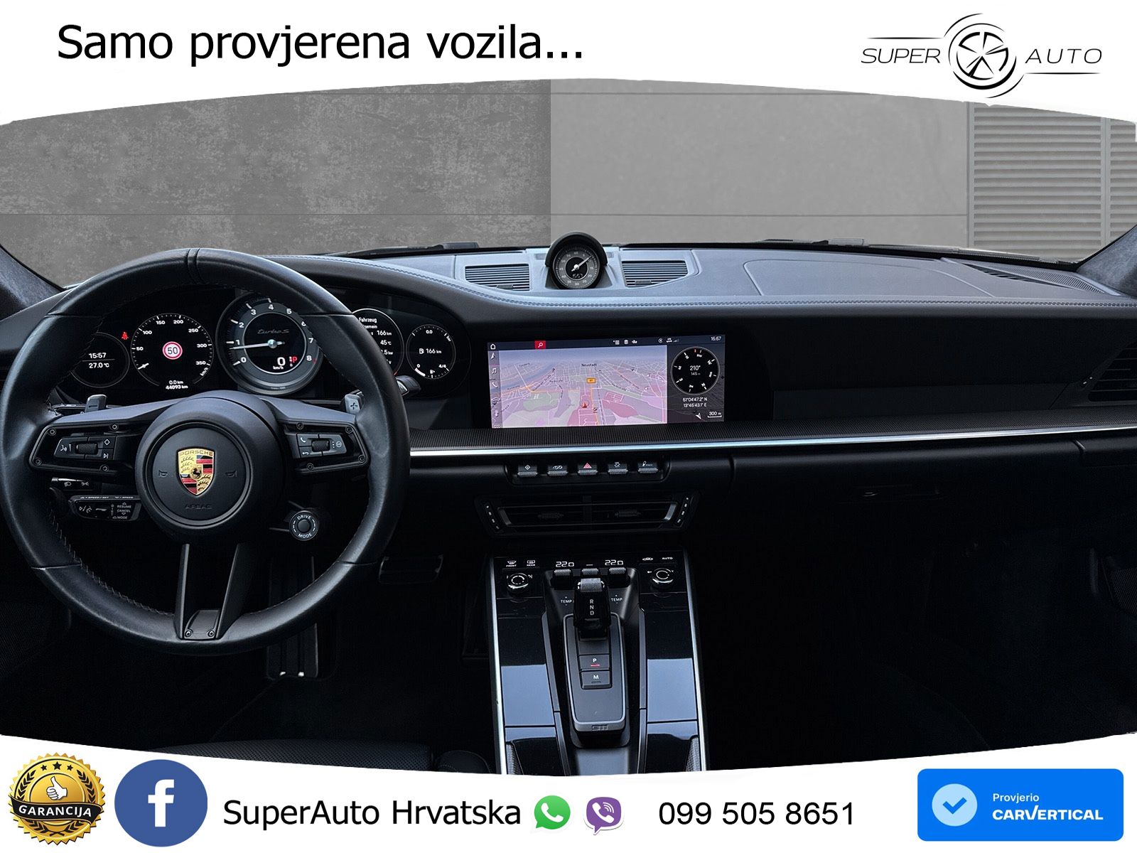 Porsche 911 Turbo S 3.8 (650 KS) PDK ZRAČNI+ACC+GR SJED+360