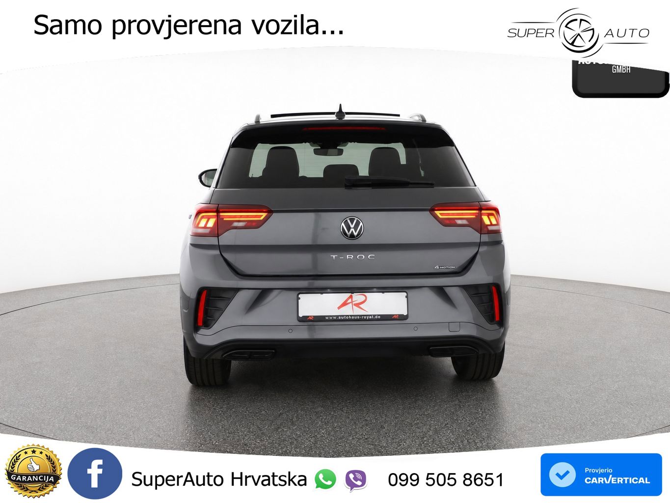 Volkswagen T-Roc I 2.0 TSI (190 KS) 4M DSG LED+GR SJED+ACC