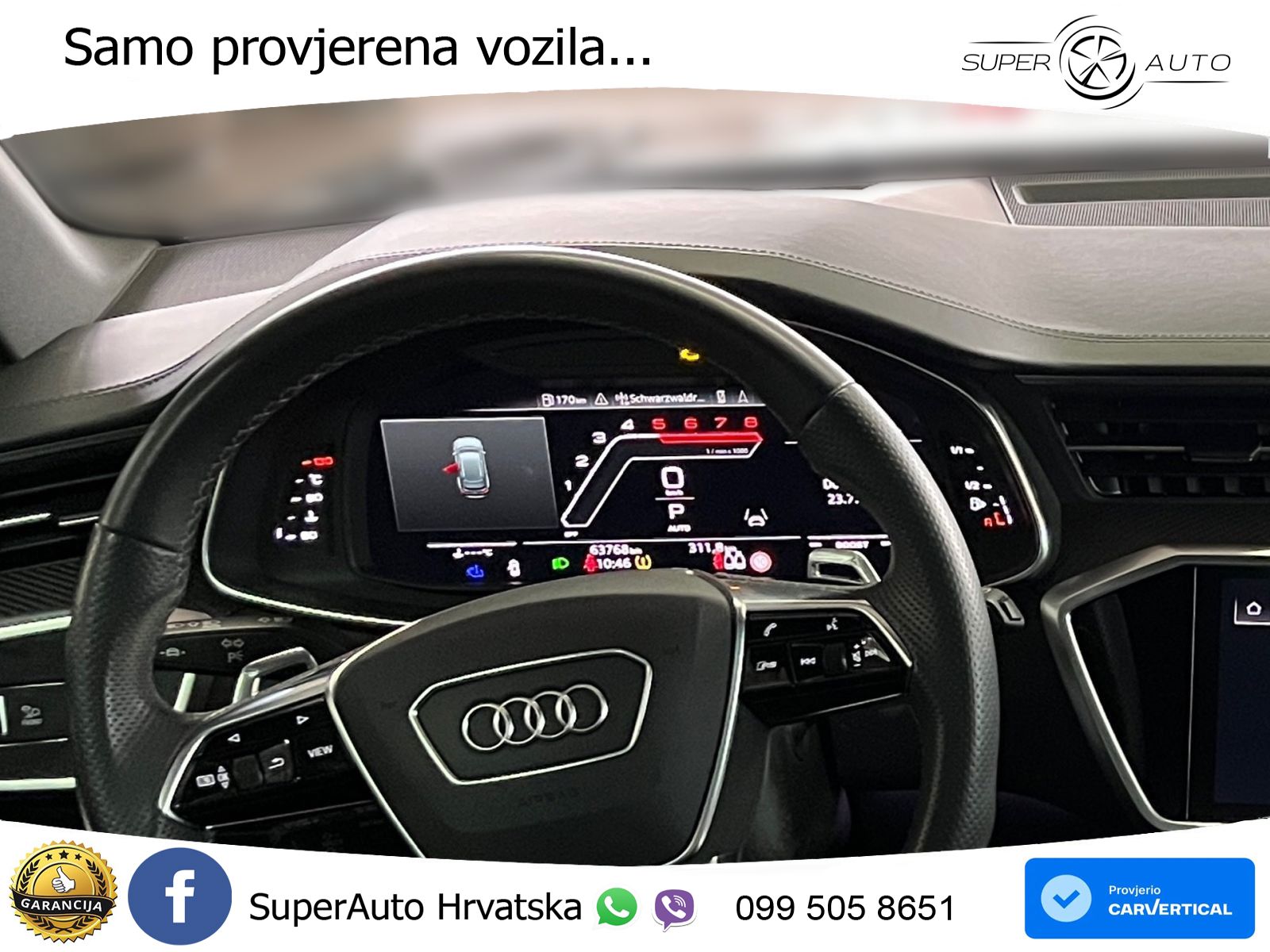 Audi RS6 Avant 4.0 TFSI V8 (600 KS) quattro Tiptronic ZRAČNI+ACC+GR SJED+KAM+PANO
