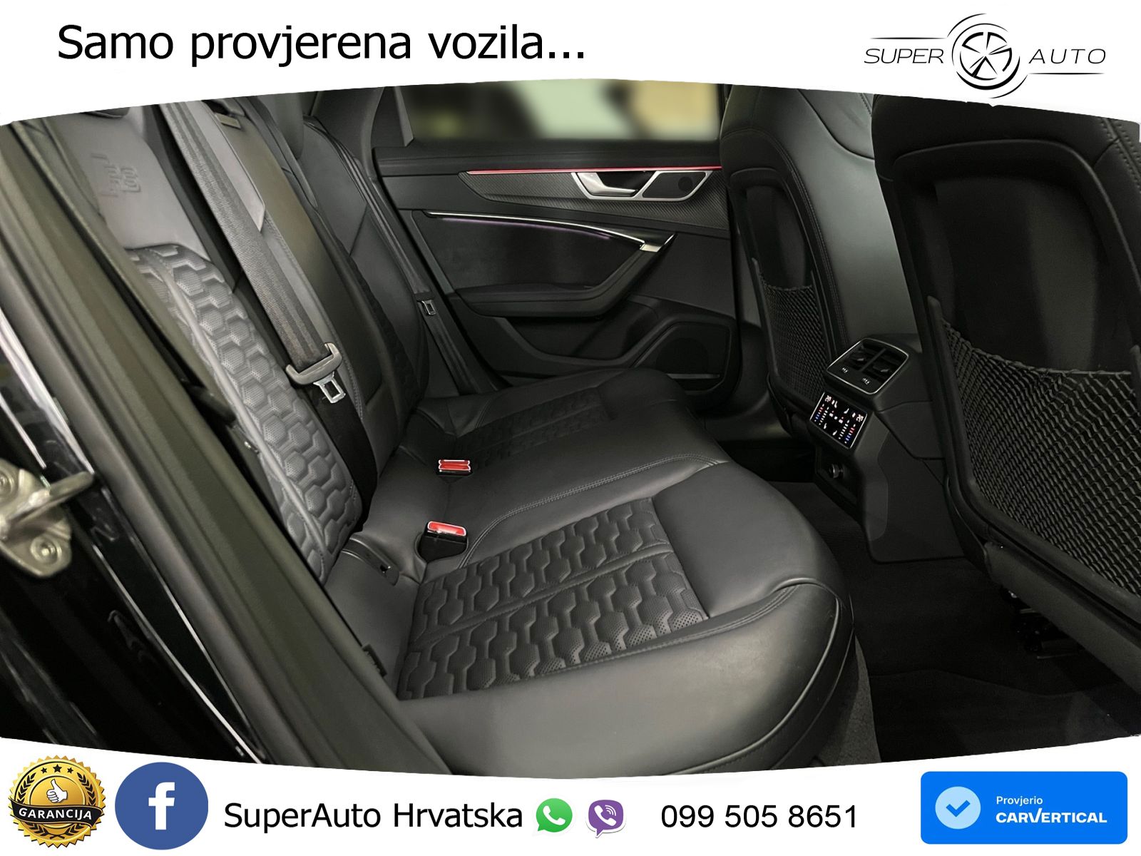 Audi RS6 Avant 4.0 TFSI V8 (600 KS) quattro Tiptronic ZRAČNI+ACC+GR SJED+KAM+PANO