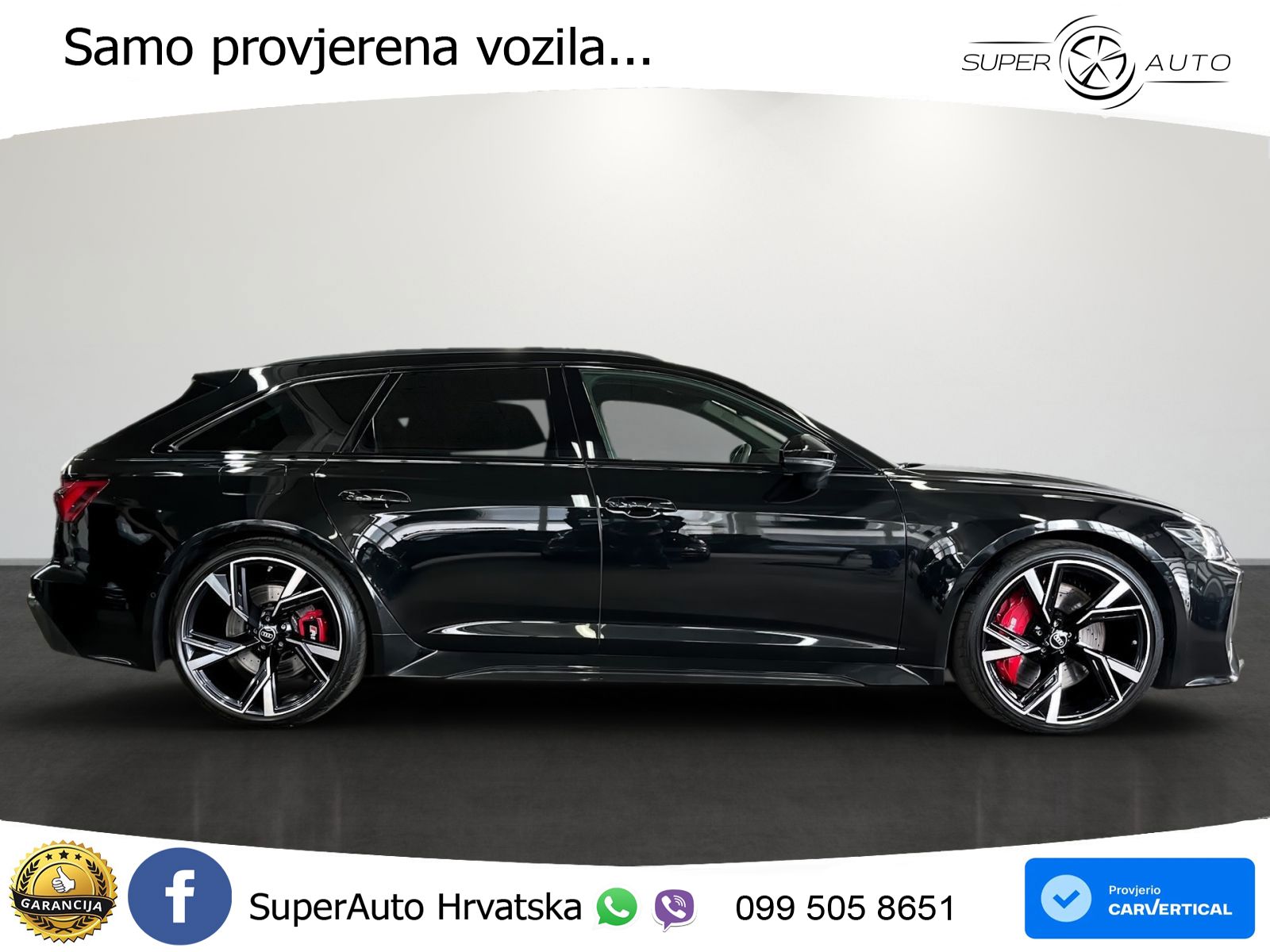 Audi RS6 Avant 4.0 TFSI V8 (600 KS) quattro Tiptronic ZRAČNI+ACC+GR SJED+KAM+PANO