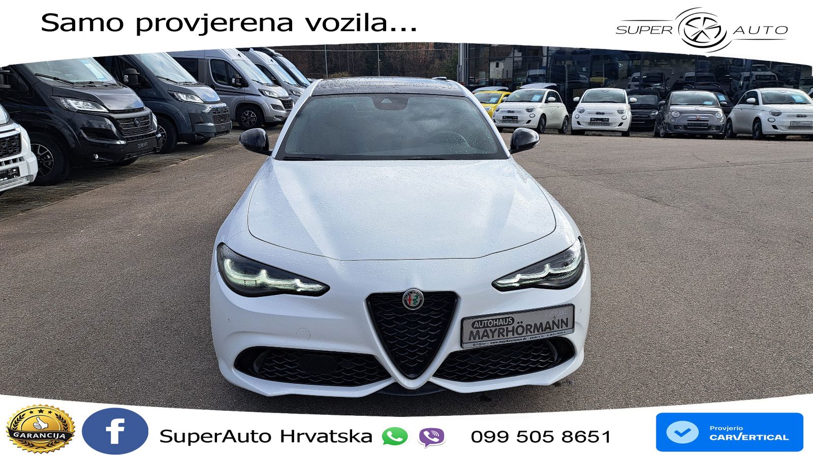Alfa Romeo Giulia 2.2 MultiJet II (210 KS) Q4 Automatic LED+GR SJED+ACC