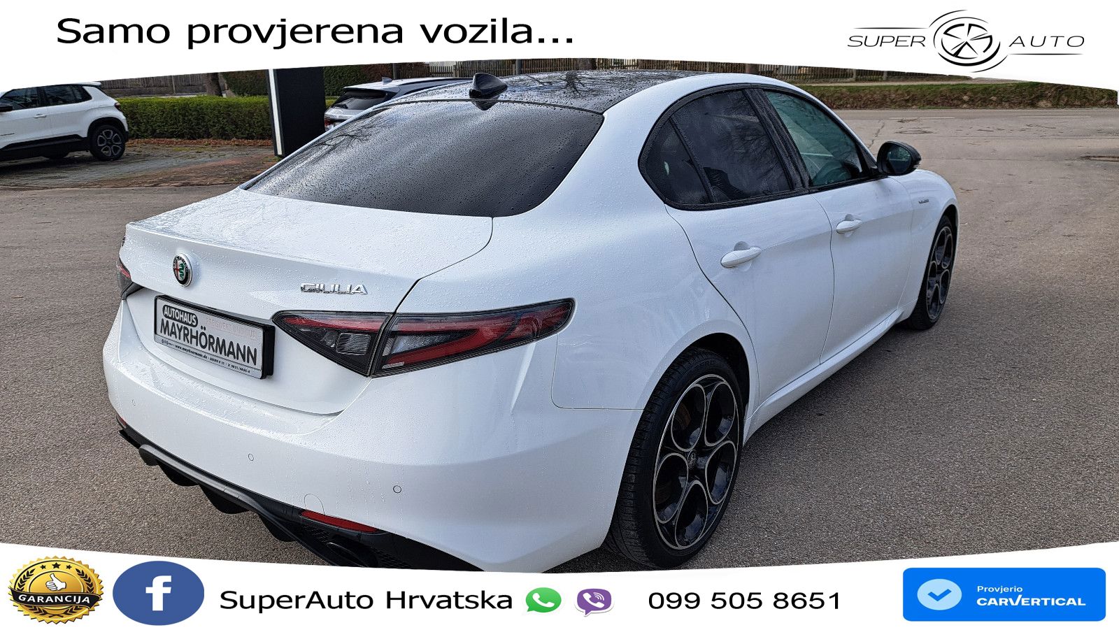 Alfa Romeo Giulia 2.2 MultiJet II (210 KS) Q4 Automatic LED+GR SJED+ACC
