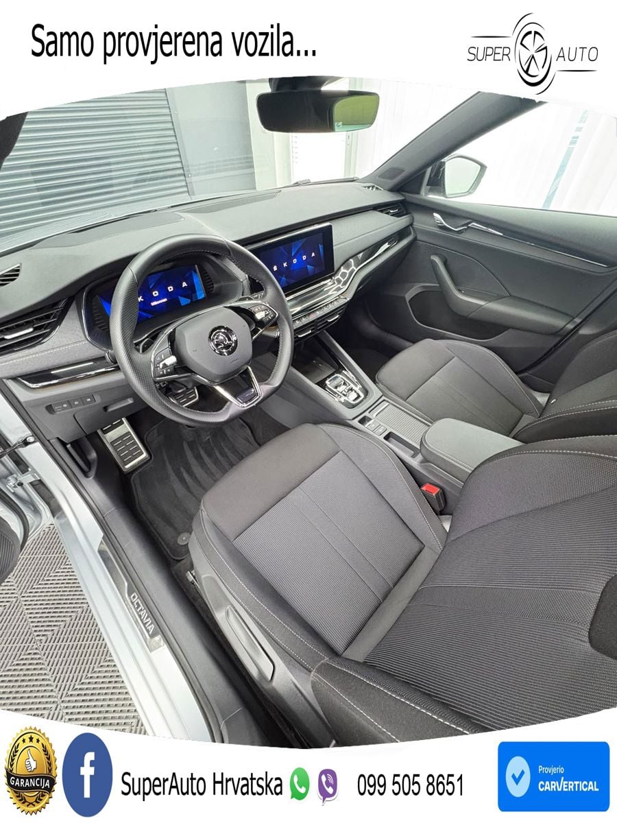 Škoda Octavia Combi 2.0 TDI (150 KS) DSG SportLine LED+GR SJED+ACC