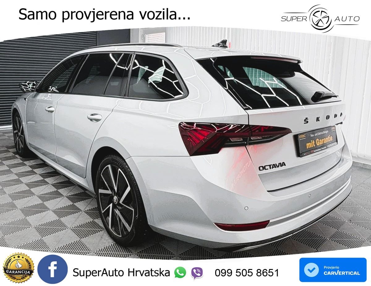 Škoda Octavia Combi 2.0 TDI (150 KS) DSG SportLine LED+GR SJED+ACC