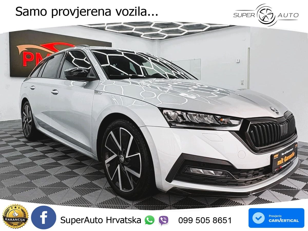 Škoda Octavia Combi 2.0 TDI (150 KS) DSG SportLine LED+GR SJED+ACC