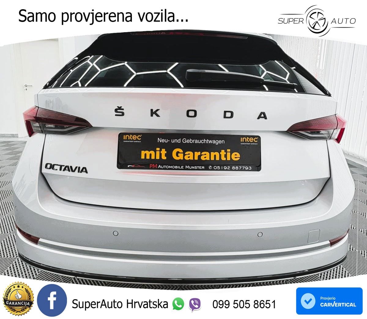 Škoda Octavia Combi 2.0 TDI (150 KS) DSG SportLine LED+GR SJED+ACC