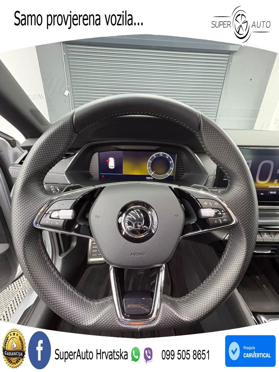 Škoda Octavia Combi 2.0 TDI (150 KS) DSG SportLine LED+GR SJED+ACC