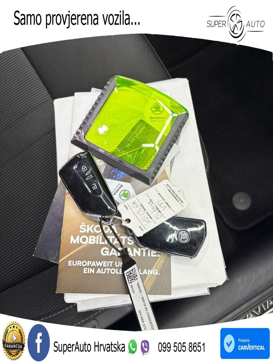 Škoda Octavia Combi 2.0 TDI (150 KS) DSG SportLine LED+GR SJED+ACC