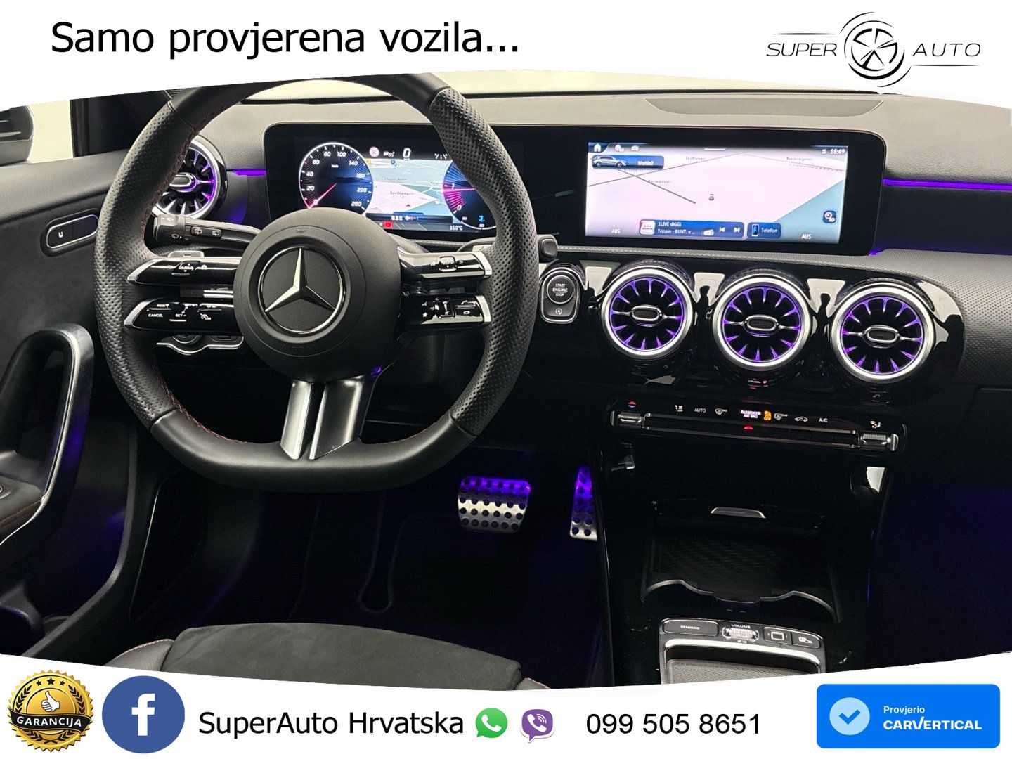 Mercedes-Benz A 220d 8G-DCT AMG ACC+GR SJED+360+PANO