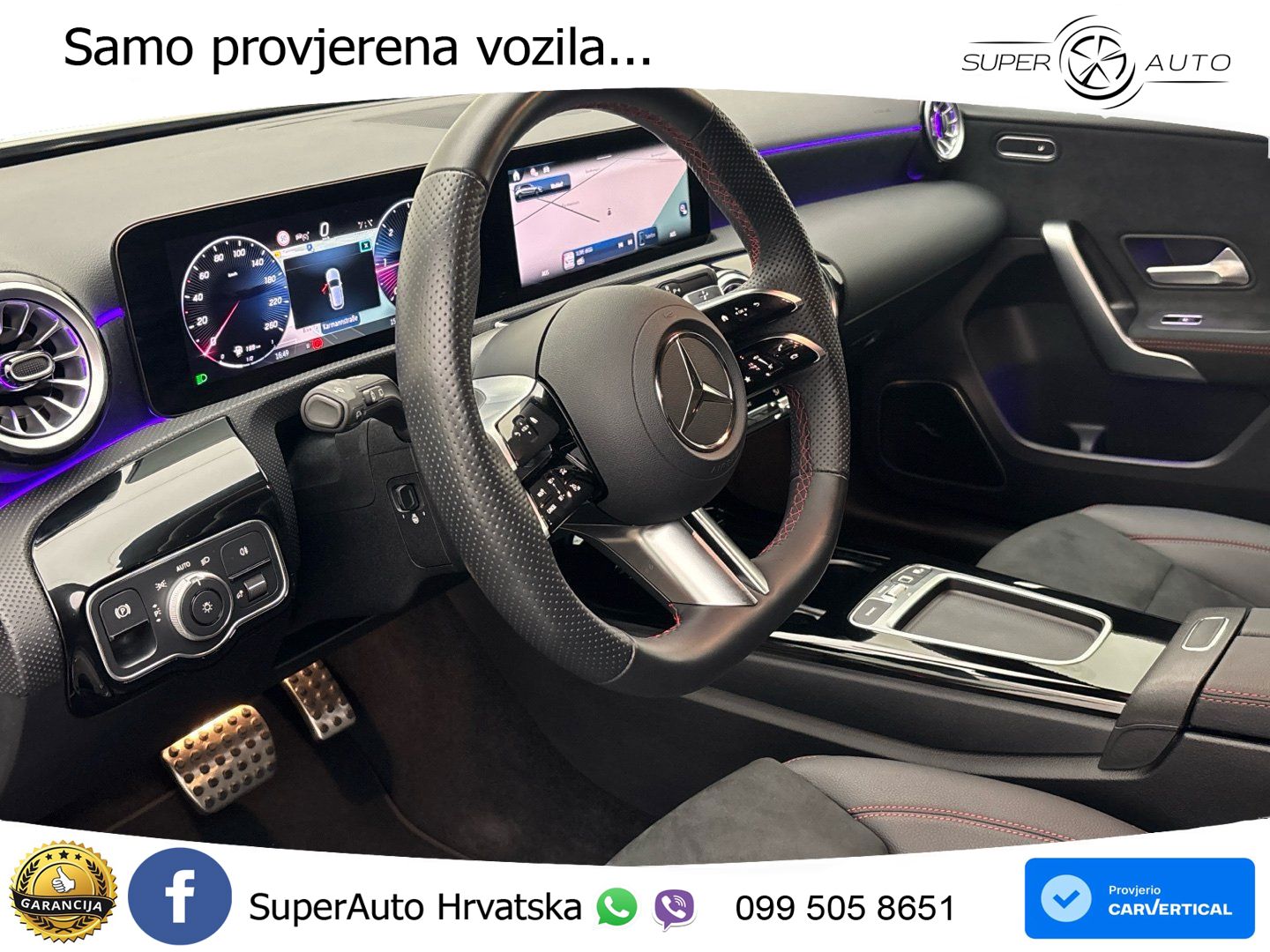 Mercedes-Benz A 220d 8G-DCT AMG ACC+GR SJED+360+PANO