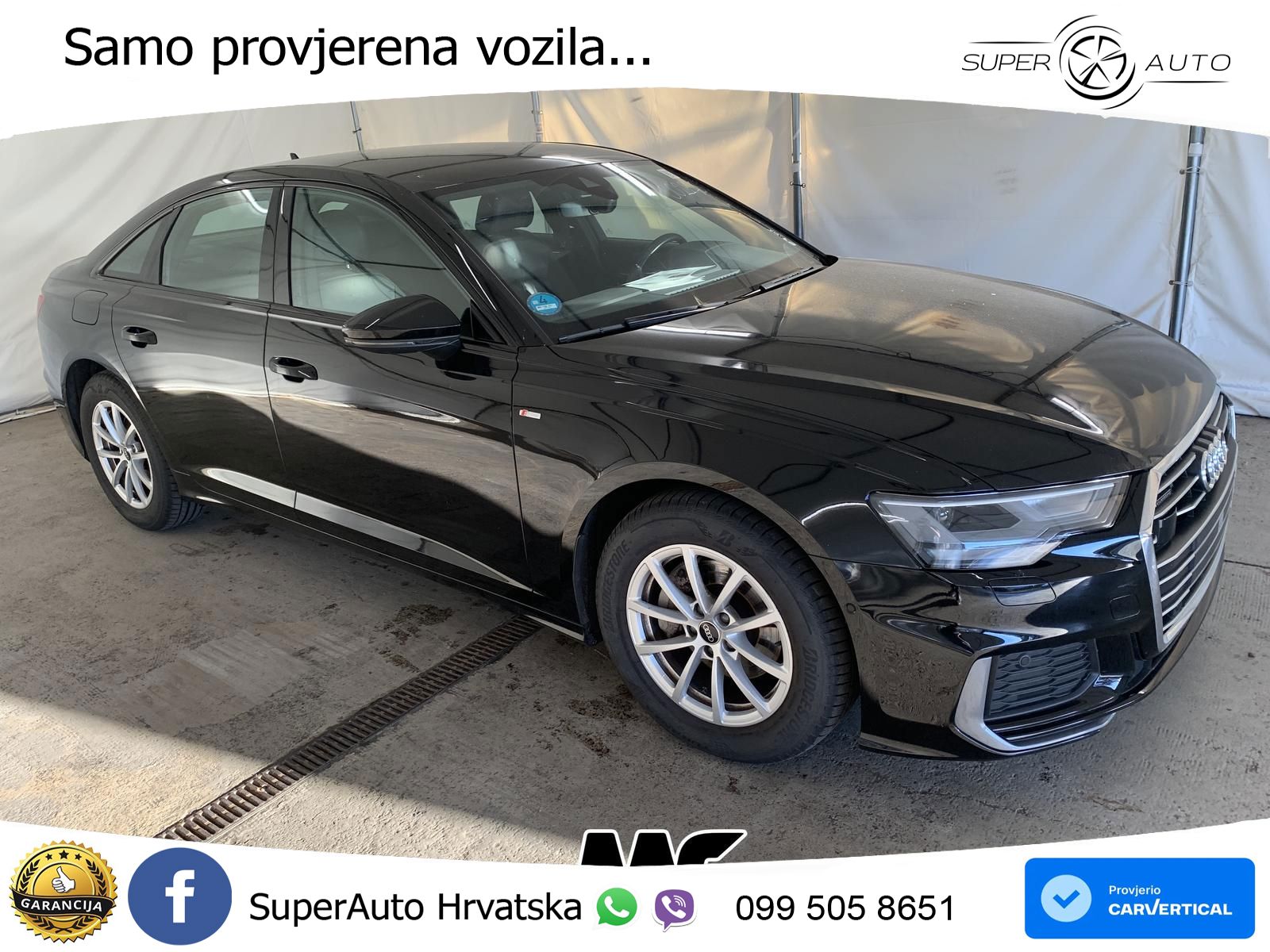 Audi A6 40 TDI (204 KS) quattro ultra S tronic S line LED+GR SJED+ACC