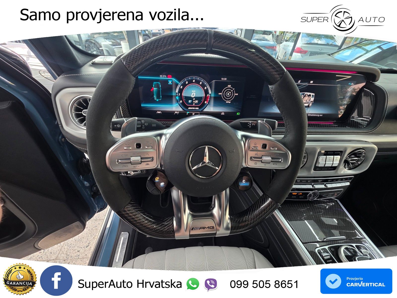 Mercedes AMG G 63 Long V8 (585 KS) 4MATIC 9G-TRONIC AMG SPEEDSHIFT TCT LED+GR SJED+ACC