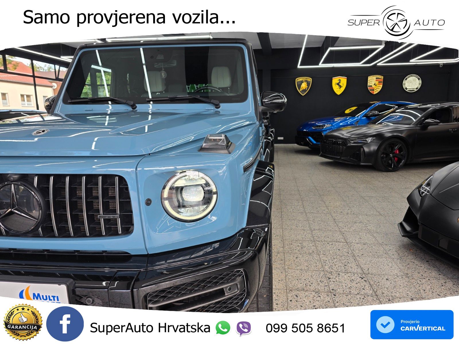 Mercedes AMG G 63 Long V8 (585 KS) 4MATIC 9G-TRONIC AMG SPEEDSHIFT TCT LED+GR SJED+ACC