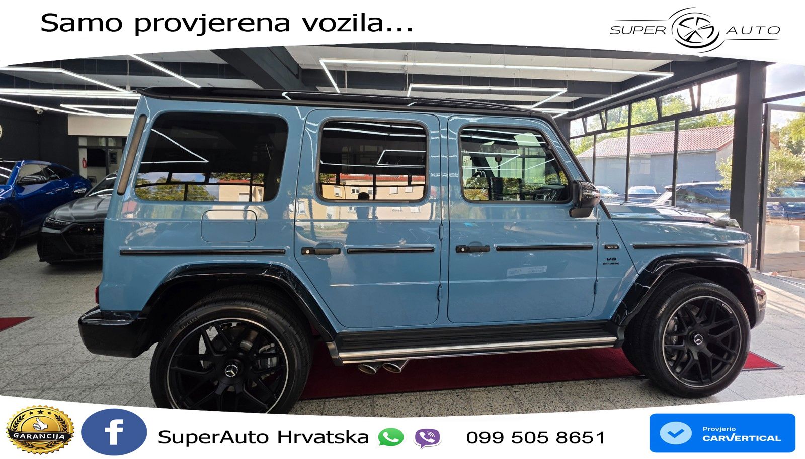 Mercedes AMG G 63 Long V8 (585 KS) 4MATIC 9G-TRONIC AMG SPEEDSHIFT TCT LED+GR SJED+ACC