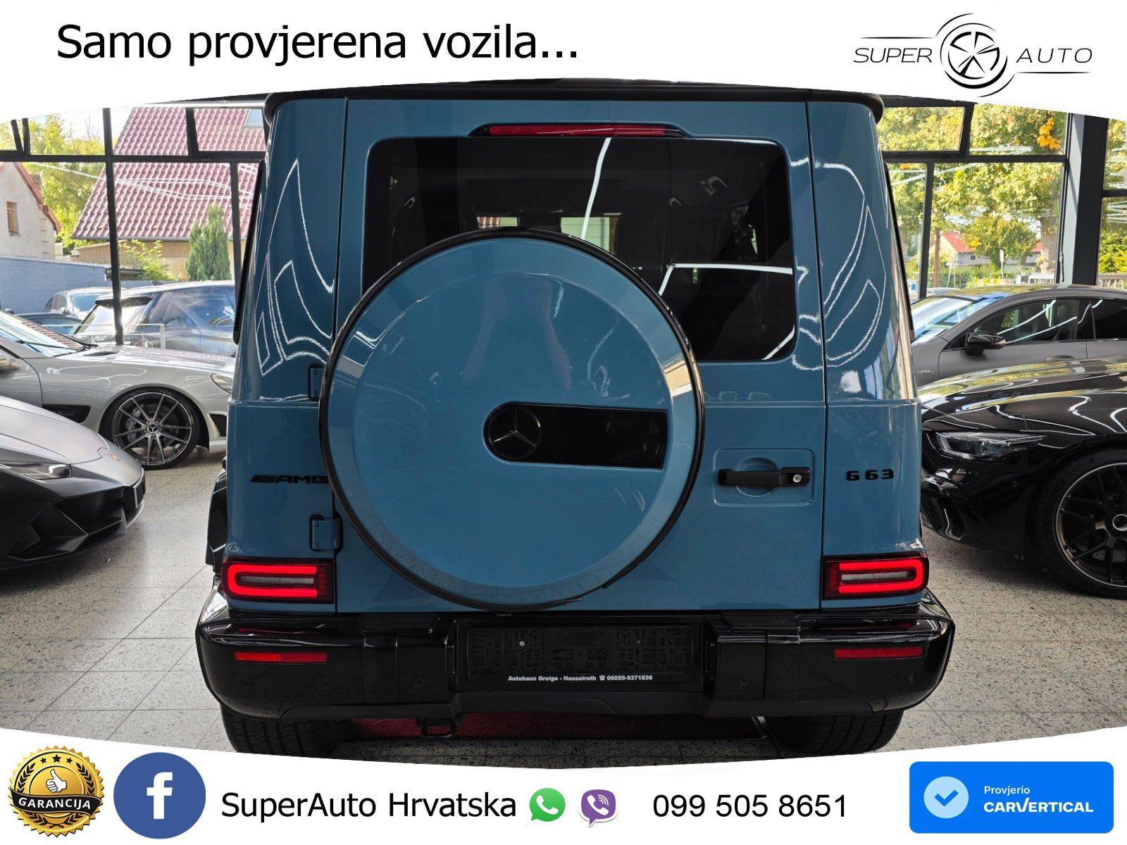 Mercedes AMG G 63 Long V8 (585 KS) 4MATIC 9G-TRONIC AMG SPEEDSHIFT TCT LED+GR SJED+ACC