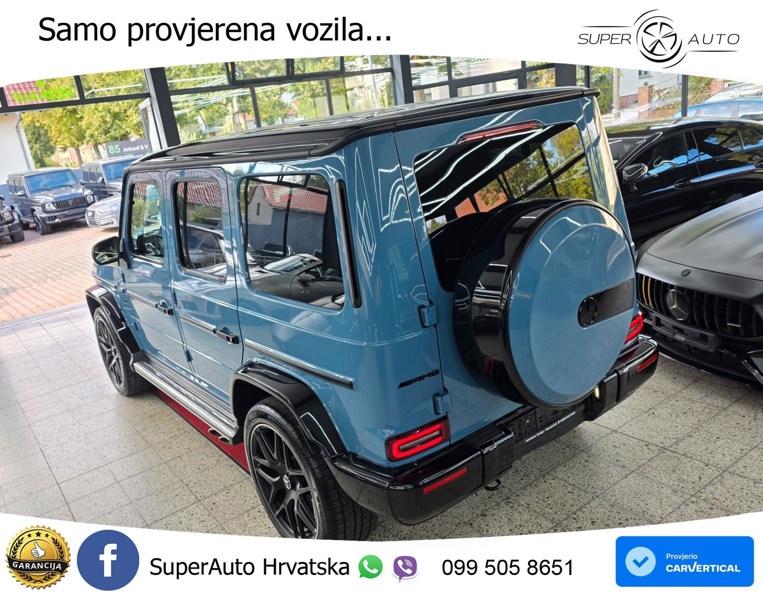 Mercedes AMG G 63 Long V8 (585 KS) 4MATIC 9G-TRONIC AMG SPEEDSHIFT TCT LED+GR SJED+ACC