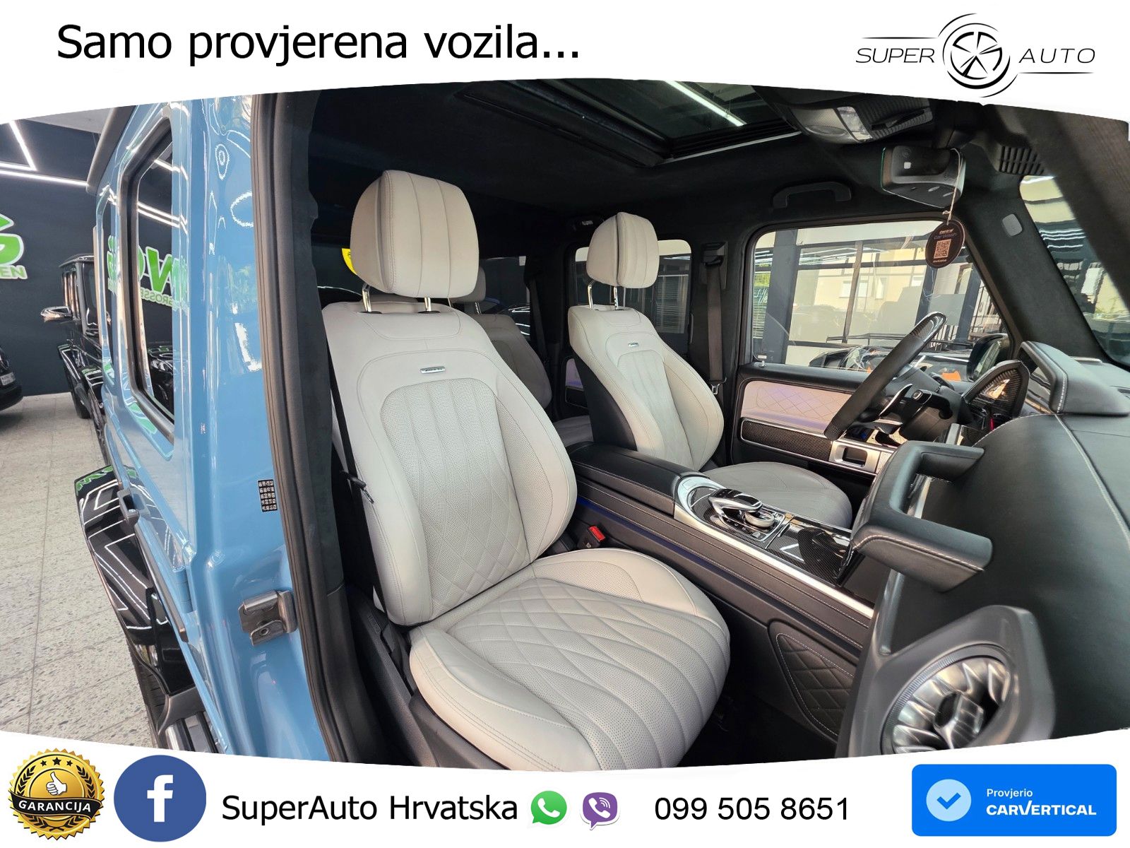 Mercedes AMG G 63 Long V8 (585 KS) 4MATIC 9G-TRONIC AMG SPEEDSHIFT TCT LED+GR SJED+ACC