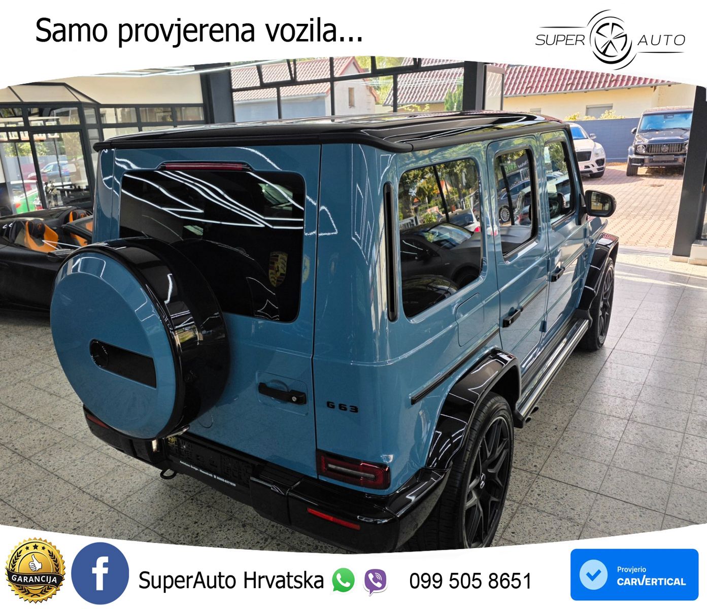 Mercedes AMG G 63 Long V8 (585 KS) 4MATIC 9G-TRONIC AMG SPEEDSHIFT TCT LED+GR SJED+ACC