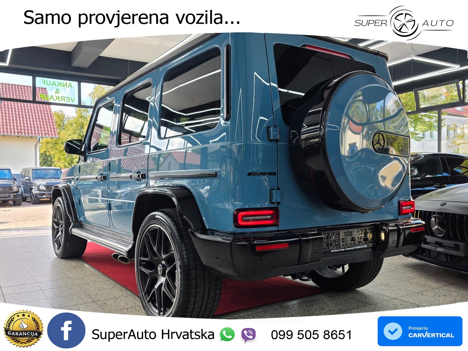 Mercedes AMG G 63 Long V8 (585 KS) 4MATIC 9G-TRONIC AMG SPEEDSHIFT TCT LED+GR SJED+ACC