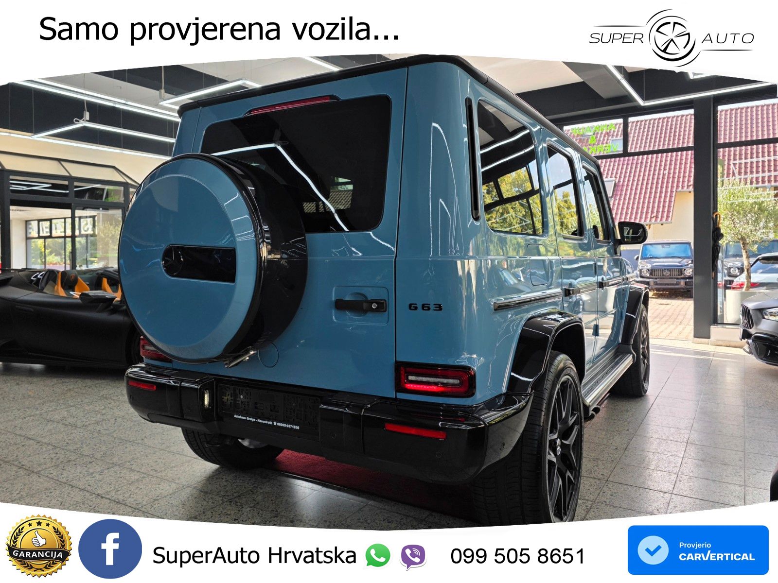 Mercedes AMG G 63 Long V8 (585 KS) 4MATIC 9G-TRONIC AMG SPEEDSHIFT TCT LED+GR SJED+ACC