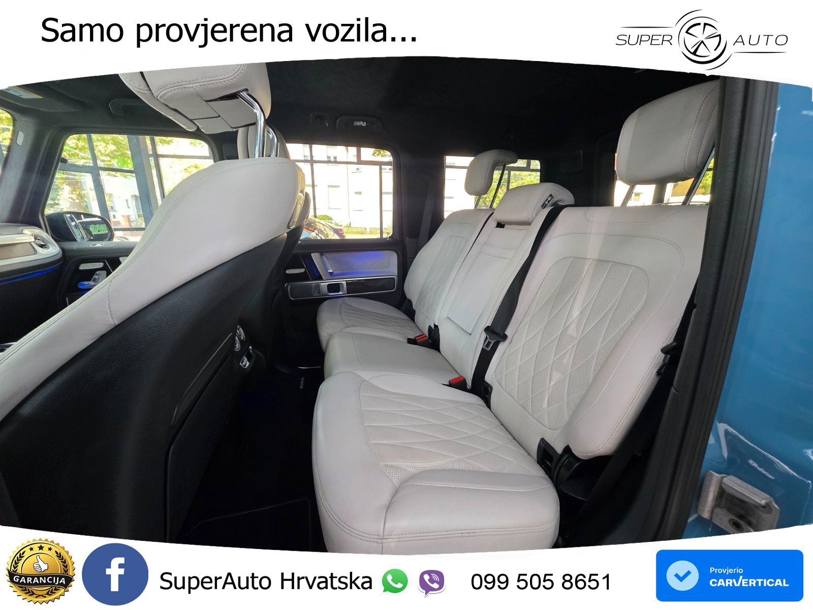Mercedes AMG G 63 Long V8 (585 KS) 4MATIC 9G-TRONIC AMG SPEEDSHIFT TCT LED+GR SJED+ACC
