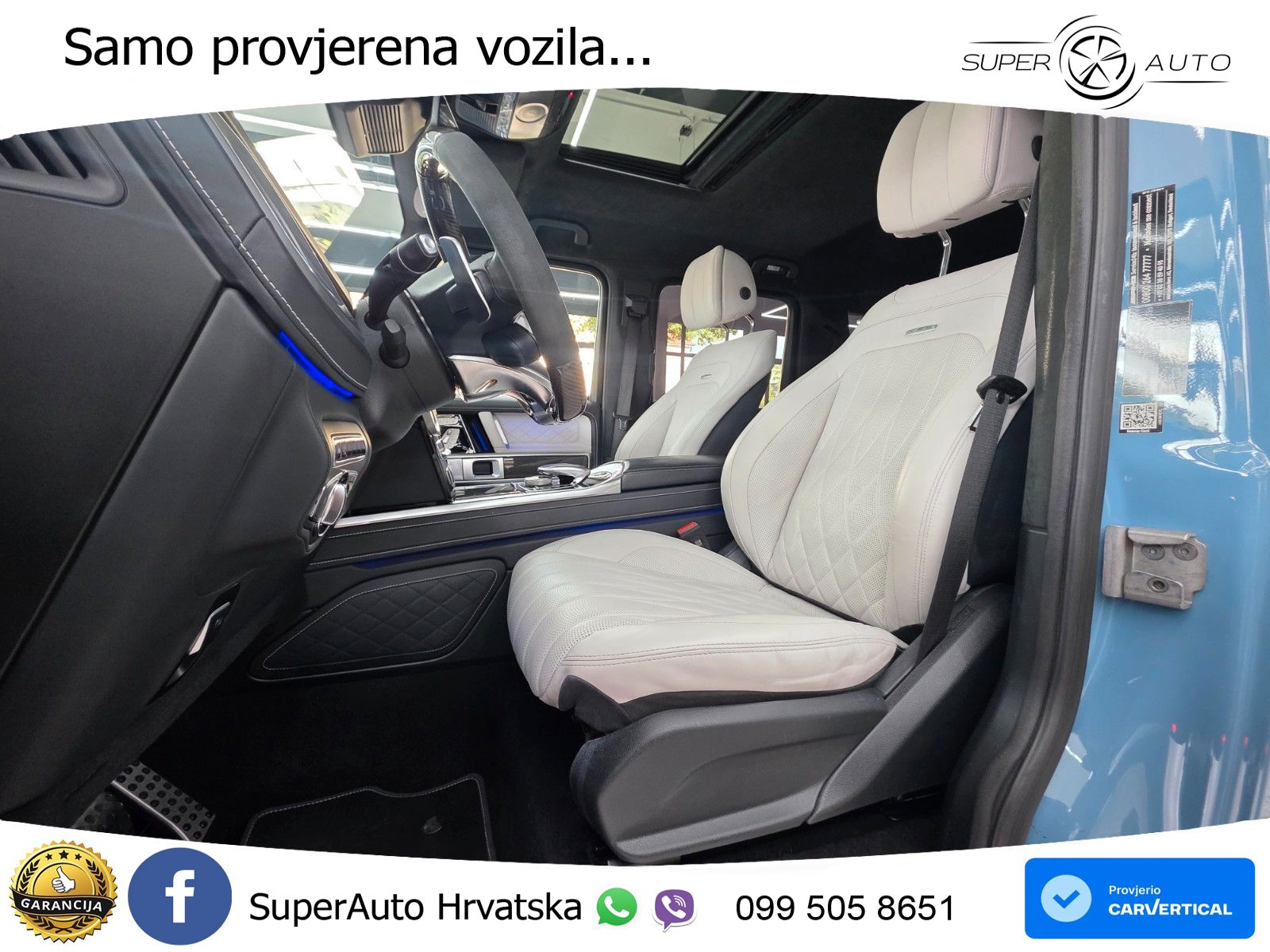 Mercedes AMG G 63 Long V8 (585 KS) 4MATIC 9G-TRONIC AMG SPEEDSHIFT TCT LED+GR SJED+ACC