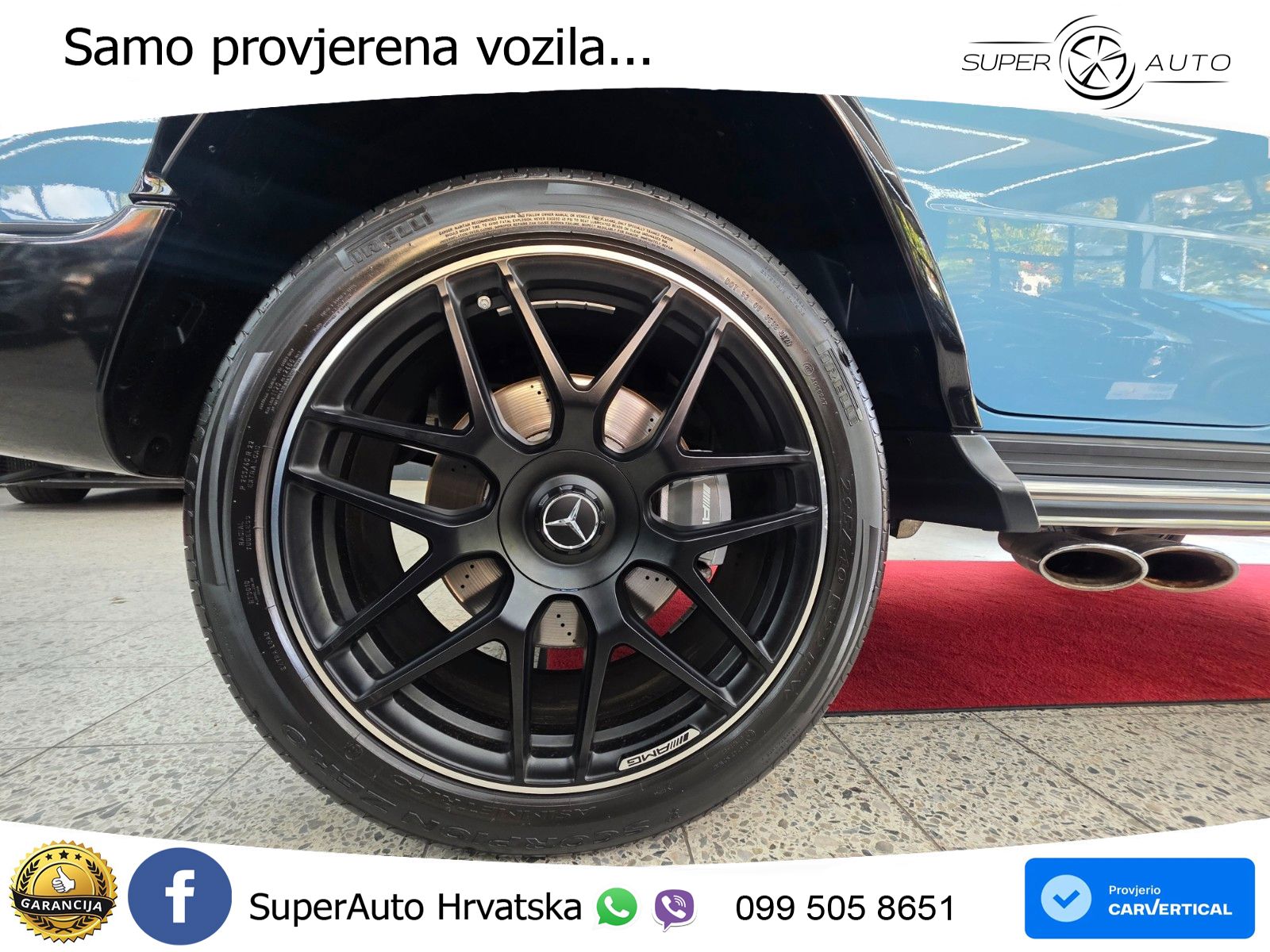 Mercedes AMG G 63 Long V8 (585 KS) 4MATIC 9G-TRONIC AMG SPEEDSHIFT TCT LED+GR SJED+ACC