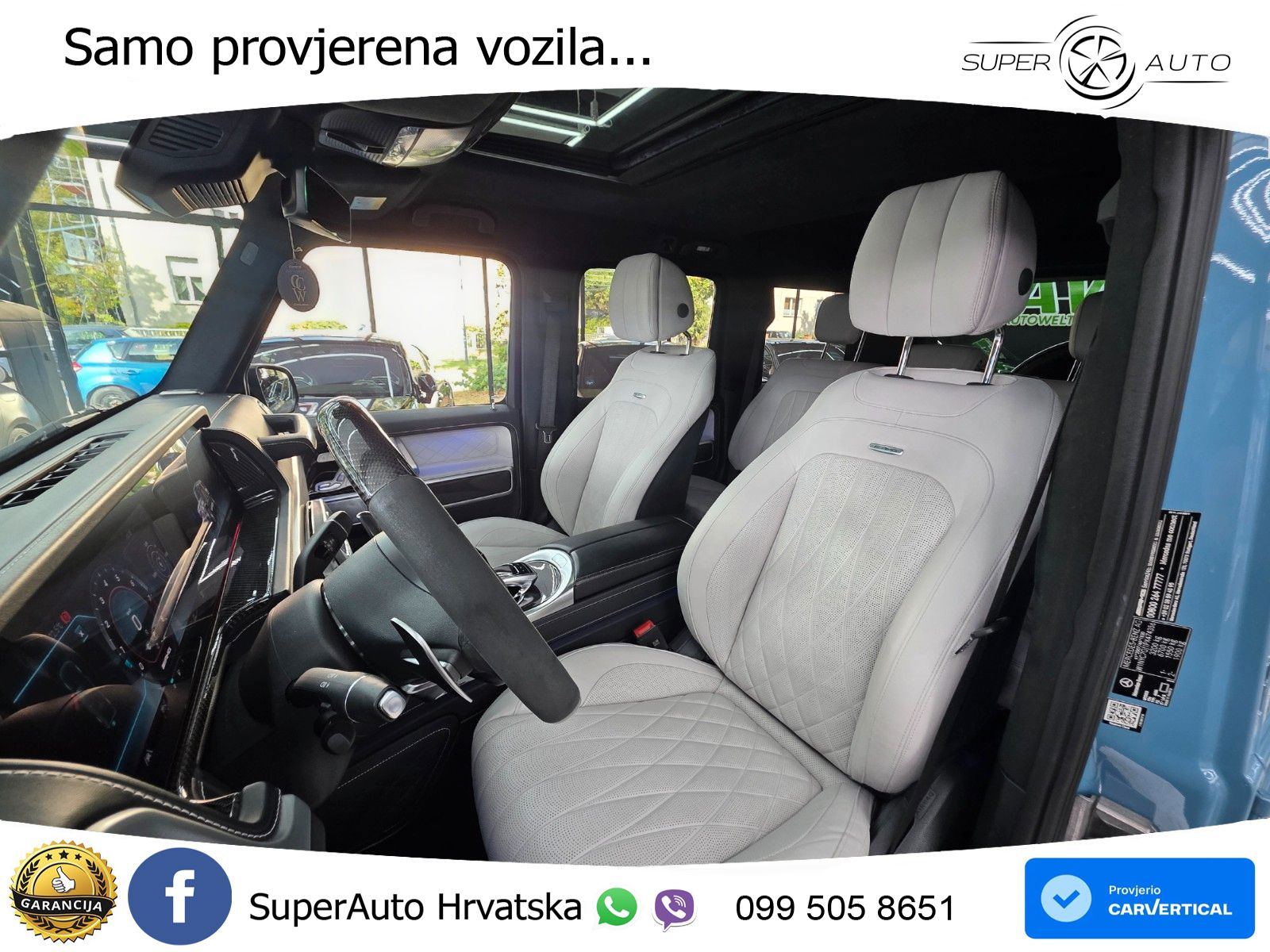 Mercedes AMG G 63 Long V8 (585 KS) 4MATIC 9G-TRONIC AMG SPEEDSHIFT TCT LED+GR SJED+ACC