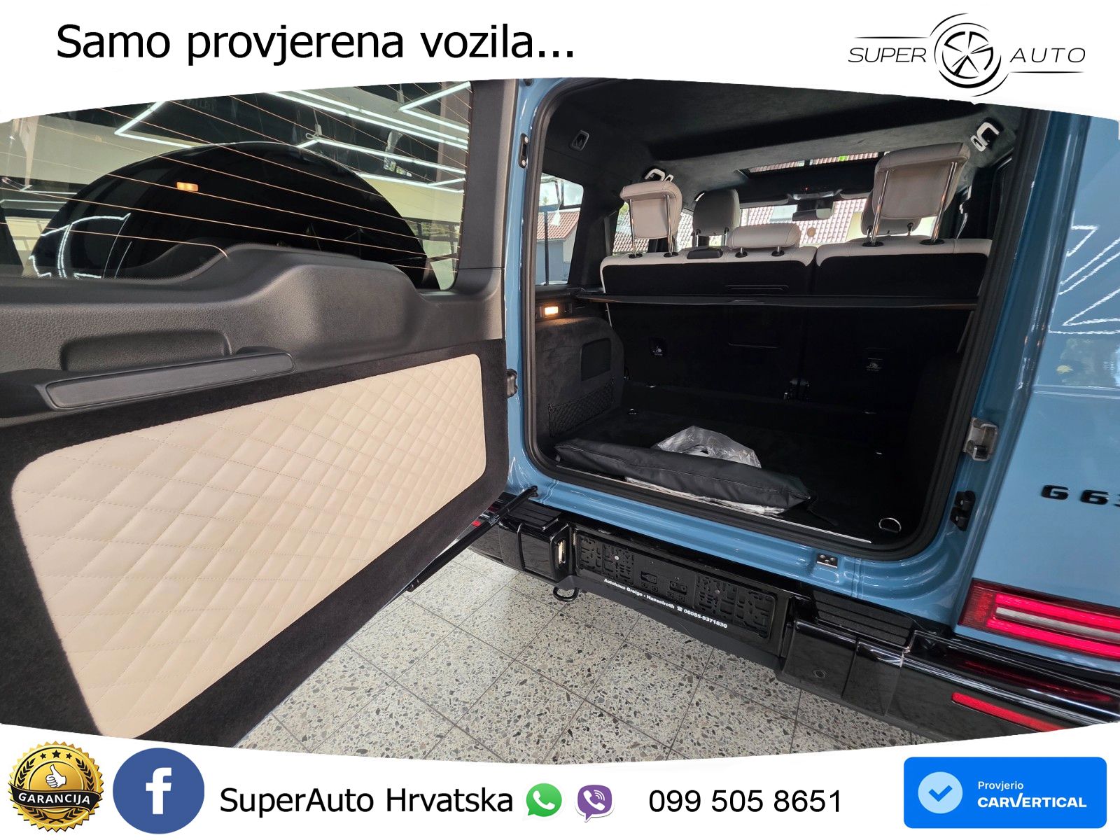 Mercedes AMG G 63 Long V8 (585 KS) 4MATIC 9G-TRONIC AMG SPEEDSHIFT TCT LED+GR SJED+ACC