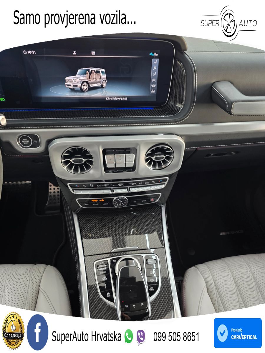 Mercedes AMG G 63 Long V8 (585 KS) 4MATIC 9G-TRONIC AMG SPEEDSHIFT TCT LED+GR SJED+ACC