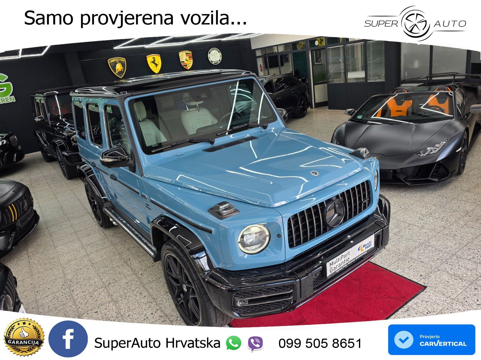 Mercedes AMG G 63 Long V8 (585 KS) 4MATIC 9G-TRONIC AMG SPEEDSHIFT TCT LED+GR SJED+ACC