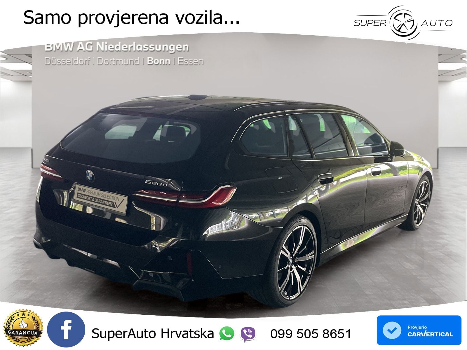 BMW 520d Touring (197 KS) xDrive Steptronic M Sport LED+GR SJED+ACC