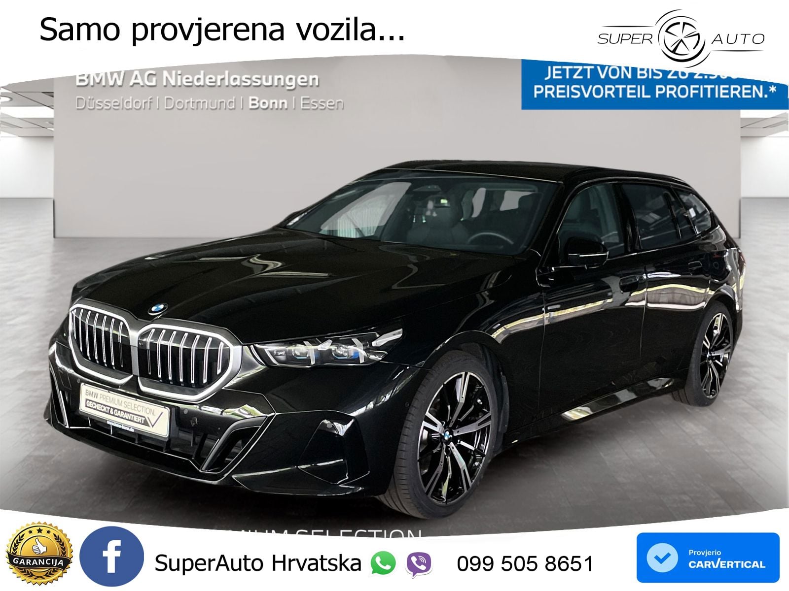 BMW 520d Touring (197 KS) xDrive Steptronic M Sport LED+GR SJED+ACC