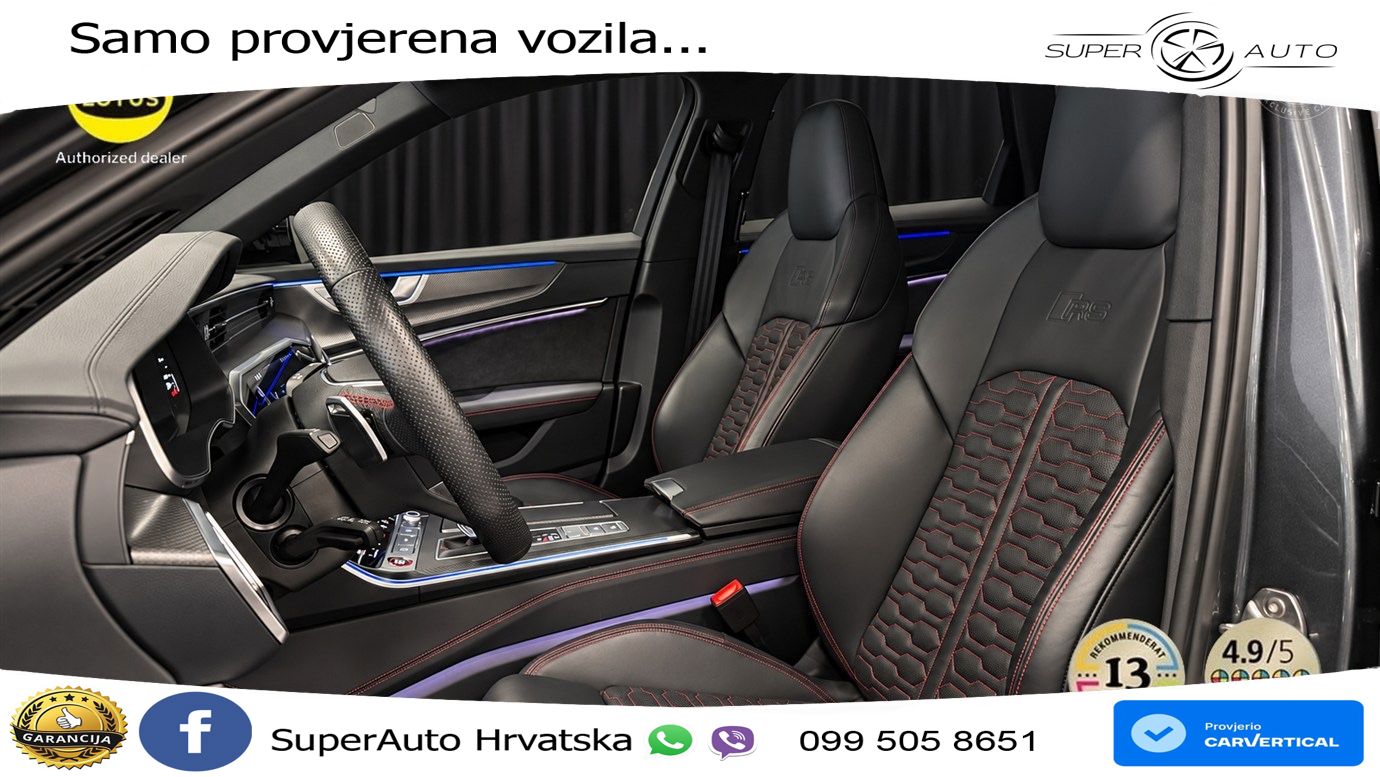 Audi RS6 Avant 4.0 TFSI V8 performance (630 KS)  quattro tiptronic ACC+HEAD+4xGR SJED+360+PANO