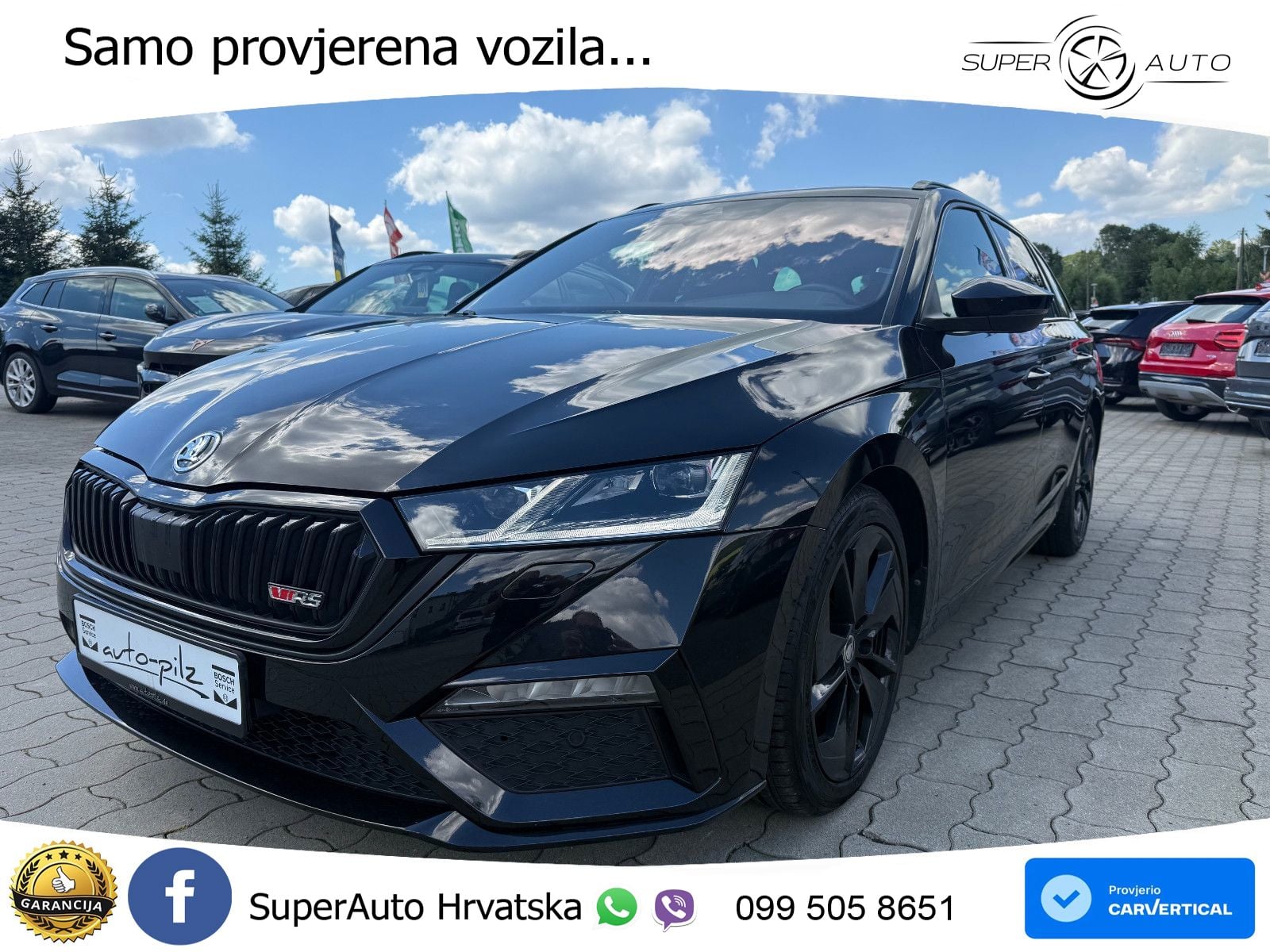 Škoda Octavia Combi RS 2.0 TDI (200 KS) 4x4 DSG LED+GR SJED+ACC