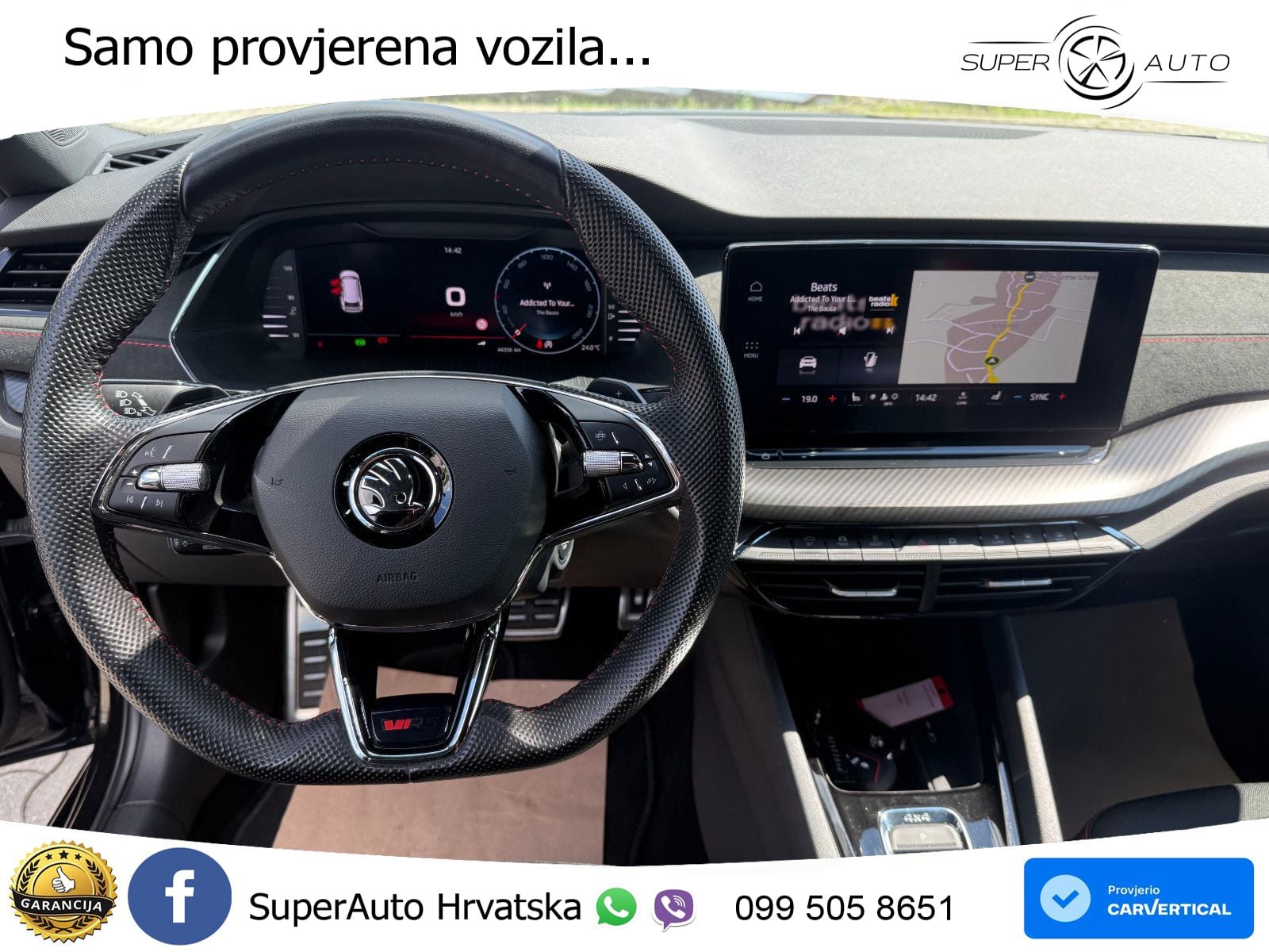 Škoda Octavia Combi RS 2.0 TDI (200 KS) 4x4 DSG LED+GR SJED+ACC
