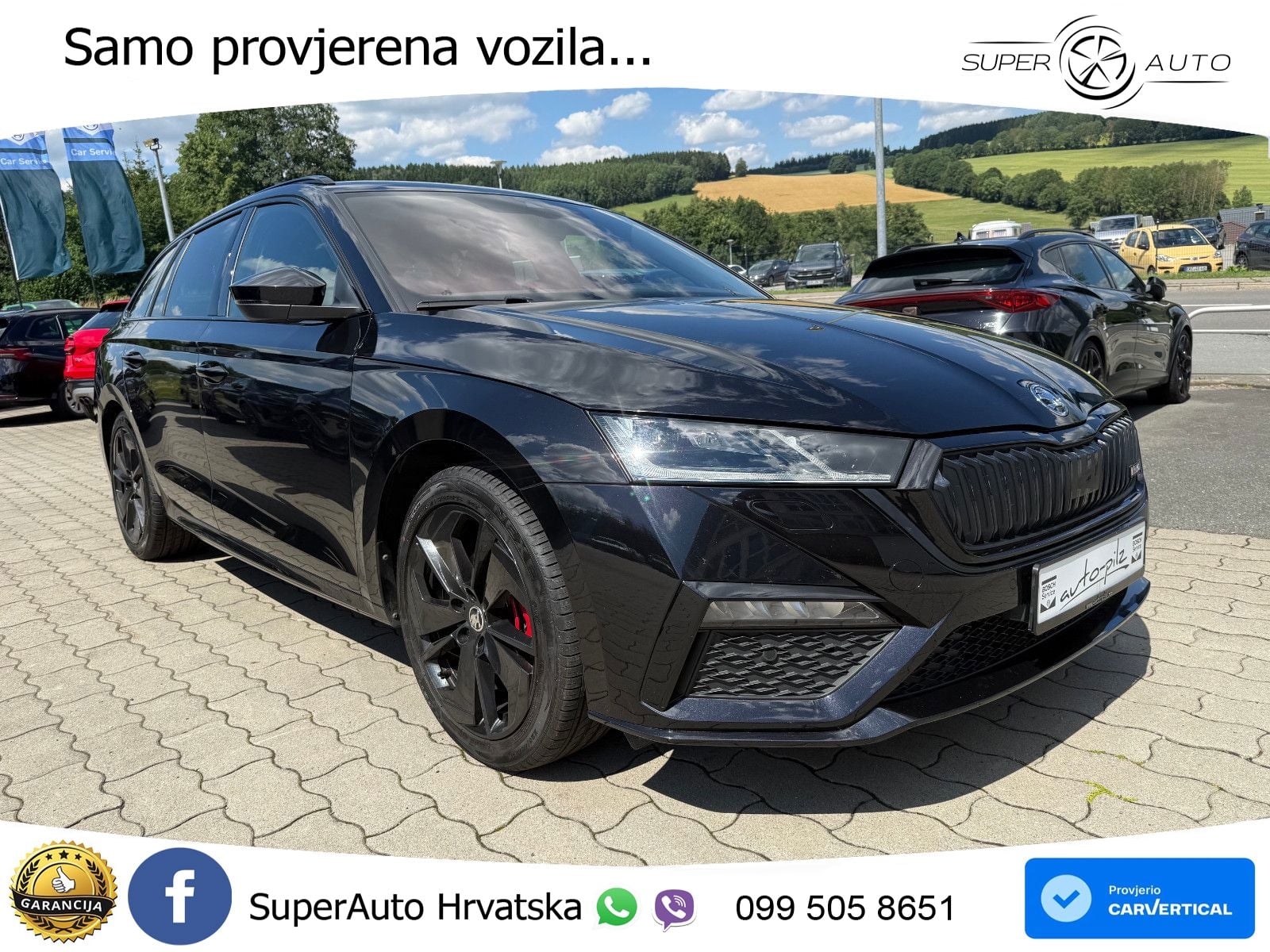 Škoda Octavia Combi RS 2.0 TDI (200 KS) 4x4 DSG LED+GR SJED+ACC