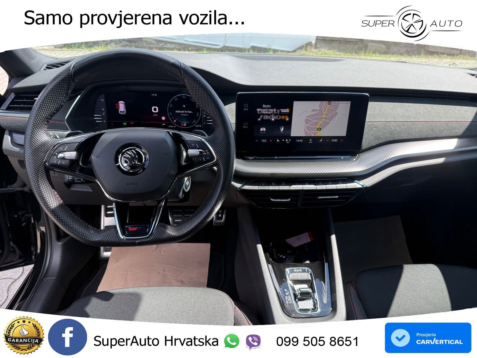 Škoda Octavia Combi RS 2.0 TDI (200 KS) 4x4 DSG LED+GR SJED+ACC