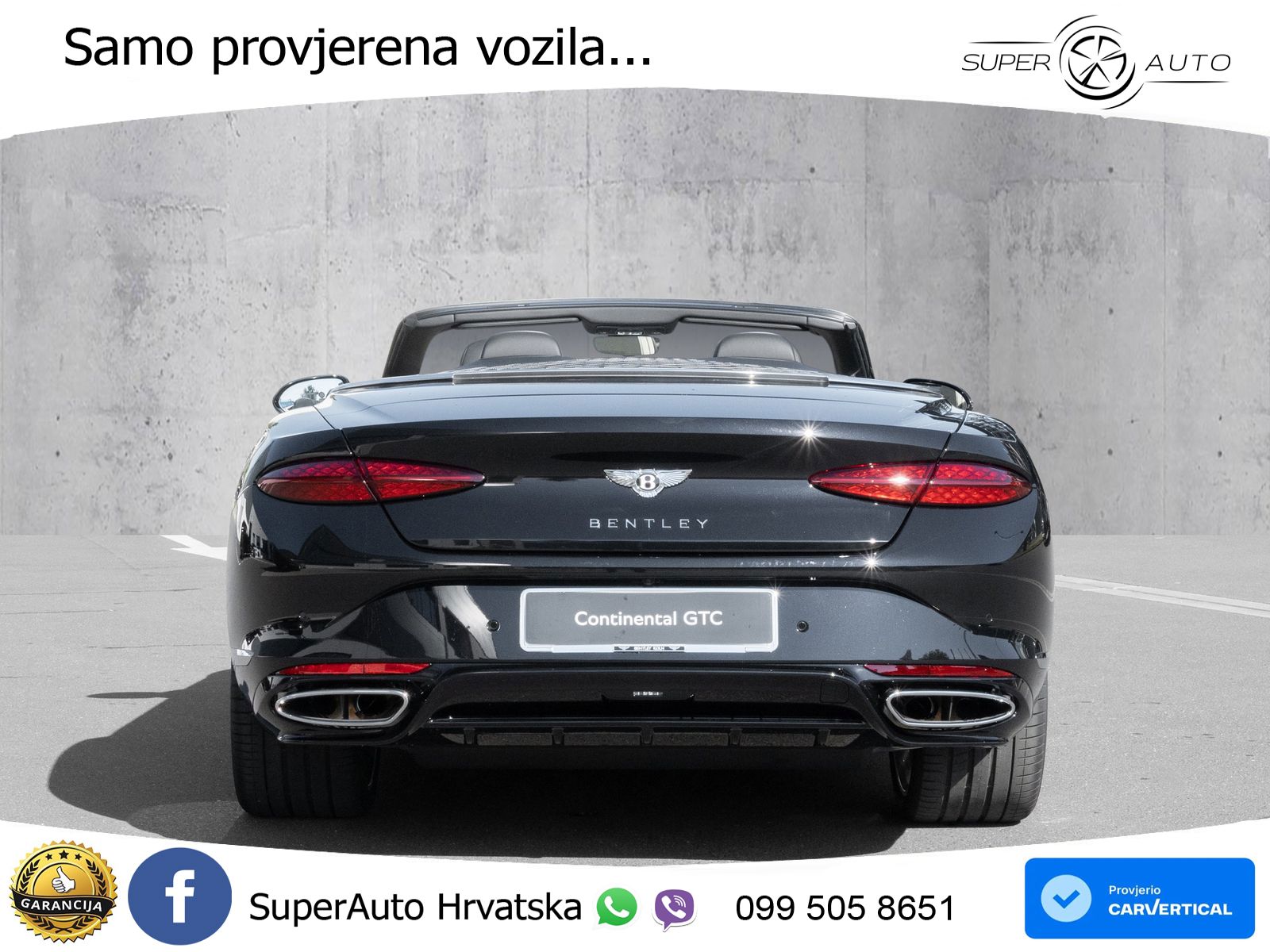 Bentley Continental GTC IV 4.0 V8 TFSi (782 KS) AWD DCT ZRAČNI+ACC+GR SJED+KAM